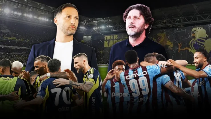 Dev maça geri sayım! Fenerbahçe ile Trabzonspor karşı karşıya
