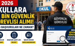 2026 Okullara 30 Bin Güvenlik Görevlisi Alımı: MEB Başvuruları Ne Zaman? Okul Güvenlik Görevlisi Başvuru Şartları ve İŞKUR Ekranı