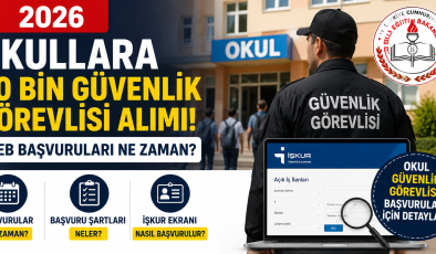 2026 Okullara 30 Bin Güvenlik Görevlisi Alımı: MEB Başvuruları Ne Zaman? Okul Güvenlik Görevlisi Başvuru Şartları ve İŞKUR Ekranı
