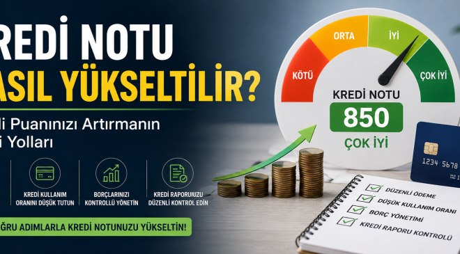 Kredi Notunu Artırmanın En Etkili Yolları! Uzmanlar Tek Tek Açıkladı