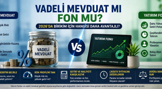 Vadeli Mevduat mı Fon mu? Karar Vermeden Önce Bilmeniz Gerekenler